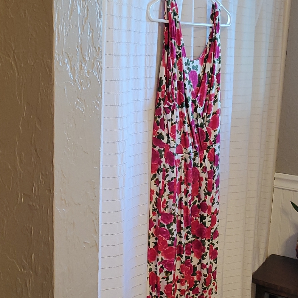 Flowered dress from Garnet Hill - XL